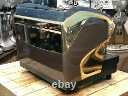 Faema Smart 2 Group Gold Espresso Coffee Machine Commercial Cafe Barista