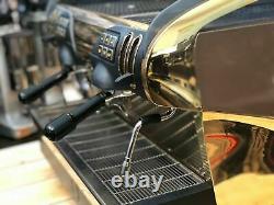 Faema Smart 2 Group Gold Espresso Coffee Machine Commercial Cafe Barista