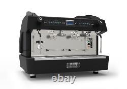 Fiamma Caravel 2 Group Volumetric New Espresso Coffee Machine Black Commercial