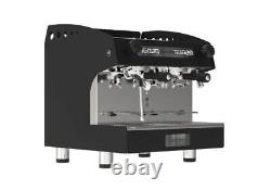 Fiamma Caravel Volumetric 2 Group Compact New Espresso Coffee Machine Black Cafe