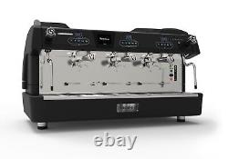 Fiamma Compass 3 Group New Coffee Machine Black Espresso Cafe Commercial Latte