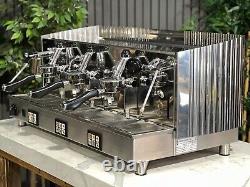 Fiorenzato Ducale 3 Group Espresso Coffee Machine Chrome Commercial Cafe Latte