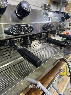 Fracino contempo 3 group espresso coffee machine + mazzer grinder + draw + kit