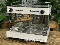 Futurete Horizont Compact 2 Group New White Tanked Espresso Coffee Machine Cafe