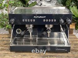 Futurmat Ottima 2.0 2 Group Brand New High Cup Black Espresso Coffee Machine