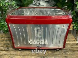 Gaggia Deco Dp 2 Group Red Espresso Coffee Machine Commercial Cafe Cart Barista