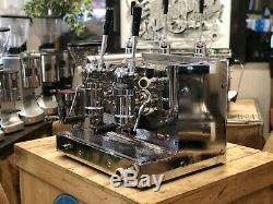 Gaggia Vintage Lever 2 Group Espresso Coffee Machine & Grinder Combo Cafe Barist