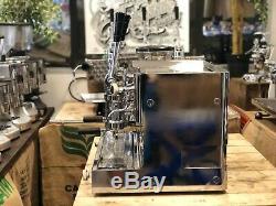 Gaggia Vintage Lever 2 Group Espresso Coffee Machine & Grinder Combo Cafe Barist