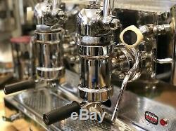 Gaggia Vintage Lever 2 Group Espresso Coffee Machine & Grinder Combo Cafe Barist