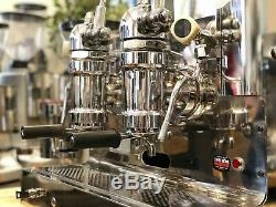 Gaggia Vintage Lever 2 Group Espresso Coffee Machine & Grinder Combo Cafe Barist