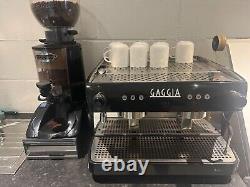 Gaggia classic pro espresso machine with Exobar Grinder. 2 group professional