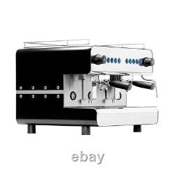 Iberital Ib7 2 Group New Espresso Coffee Machine Commercial Cafe Latte Bar Cart