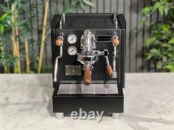 Izzo Alex Duetto IV Plus 1 Group Espresso Coffee Machine Brand New Black Timber