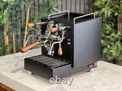 Izzo Alex Duetto IV Plus 1 Group Espresso Coffee Machine Brand New Black Timber