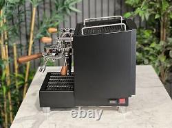 Izzo Alex Duetto IV Plus 1 Group Espresso Coffee Machine Brand New Black Timber