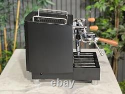 Izzo Alex Duetto IV Plus 1 Group Espresso Coffee Machine Brand New Black Timber