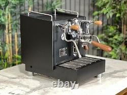 Izzo Alex Duetto IV Plus 1 Group Espresso Coffee Machine Brand New Black Timber