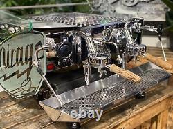 Kees Van Der Westen Mirage Duette 2 Group Stainless Espresso Coffee Machine Cafe