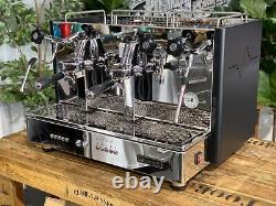 La Bersistir 2 Group Black Espresso Coffee Machine Commercial Cafe Barista