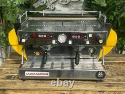 La Marzocco Fb70 2 Group Yellow Espresso Coffee Machine Custom Commercial