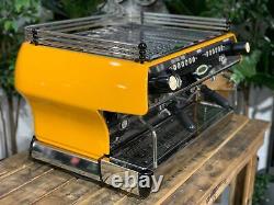 La Marzocco Fb80 2 Group Deep Yellow Espresso Coffee Machine Custom Commercial