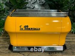 La Marzocco Fb80 2 Group Deep Yellow Espresso Coffee Machine Custom Commercial