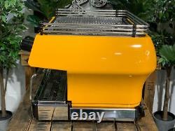 La Marzocco Fb80 2 Group Deep Yellow Espresso Coffee Machine Custom Commercial