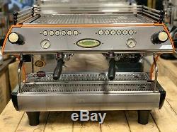 La Marzocco Fb80 2 Group Orange Espresso Coffee Machine Commercial Cafe Barista