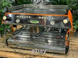 La Marzocco Fb80 2 Group Orange Espresso Coffee Machine Commercial Wholesale Bar