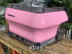 La Marzocco Fb80 2 Group Pink & Timber Espresso Coffee Machine Custom Commercial