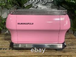 La Marzocco Fb80 2 Group Pink & Timber Espresso Coffee Machine Custom Commercial