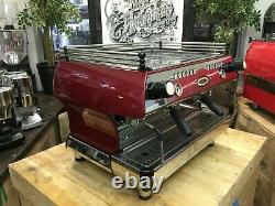 La Marzocco Fb80 2 Group Red Espresso Coffee Machine Commercial Cafe Barista Bar