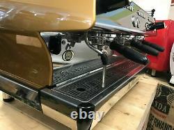 La Marzocco Fb80 3 Group Gold Espresso Coffee Machine Restaurant Cafe Latte Bean