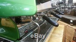 La Marzocco Fb80 3 Group Green Espresso Coffee Machine Restaurant Cafe Latte Cup