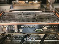 La Marzocco Fb80 3 Group Orange Espresso Coffee Machine Restaurant Cafe Latte