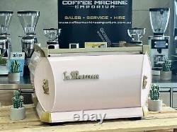 La Marzocco GB5 2 Group Commercial Coffee Machine Pink & Gold