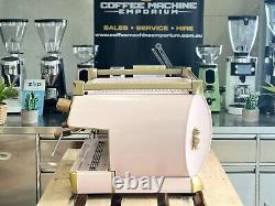 La Marzocco GB5 2 Group Commercial Coffee Machine Pink & Gold