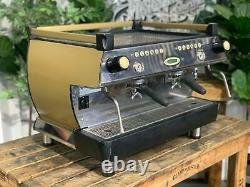 La Marzocco Gb5 2 Group Black & Gold Espresso Coffee Machine Commercial