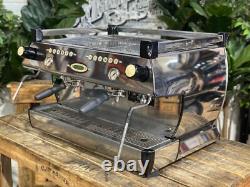 La Marzocco Gb5 2 Group Espresso Coffee Machine Chrome Commercial Cafe Latte Bar