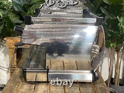 La Marzocco Gb5 2 Group Espresso Coffee Machine Chrome Commercial Cafe Latte Bar