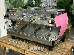 La Marzocco Gb5 3 Group Baby Pink Espresso Coffee Machine Custom Commercial Cafe
