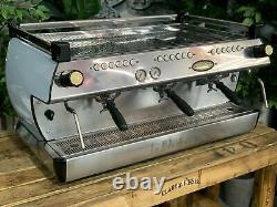 La Marzocco Gb5 3 Group Custom Dusty Blue Espresso Coffee Machine Commercial