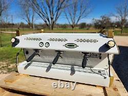 La Marzocco Gb5 3 Group White And Gold Commercial Espresso Machine