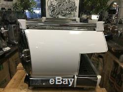 La Marzocco Gb5 3 Group White Espresso Coffee Machine Restaurant Cafe Latte Bean