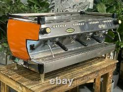 La Marzocco Gb5 4 Group Orange Espresso Coffee Machine Custom Commercial Cafe