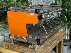 La Marzocco Gb5 4 Group Orange Espresso Coffee Machine Custom Commercial Cafe