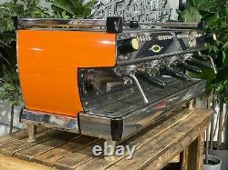 La Marzocco Gb5 4 Group Orange Espresso Coffee Machine Custom Commercial Cafe