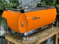 La Marzocco Gb5 4 Group Orange Espresso Coffee Machine Custom Commercial Cafe