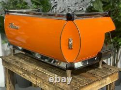 La Marzocco Gb5 4 Group Orange Espresso Coffee Machine Custom Commercial Cafe