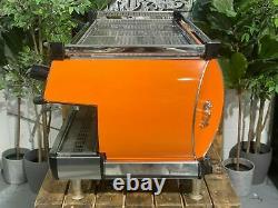 La Marzocco Gb5 4 Group Orange Espresso Coffee Machine Custom Commercial Cafe